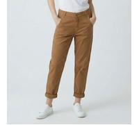 Pantalon chino cammello à revers Femme DIXIE S