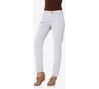 Pantalon chino coupe carotte - Linea Tesini - blanc BLANC 19