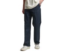 Pantalon chino coupe droite Superdry Bleu 28x32