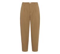 Pantalon chino crop femme KAFFE Merle Marron 46