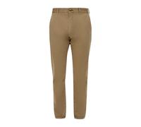 Pantalon chino en sergÃ© de coton QS Rick Marron 29x32