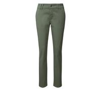 Pantalon chino en sergé femme QS Vert 32x32