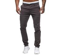 Pantalon Chino En Tissu Stretch Men'S Fashion Casual Mid Waist Slim Pant Solid Pocket Full Length Trousers, Pantalon De Golf DéContracté Pour Homme, Pantalons Pour Hommes Pantalons Droits Fitness Gyms