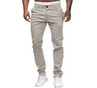 Pantalon Chino En Tissu Stretch Men'S Fashion Casual Mid Waist Slim Pant Solid Pocket Full Length Trousers, Pantalon De Golf DéContracté Pour Homme, Pantalons Pour Hommes Pantalons Droits Fitness Gyms