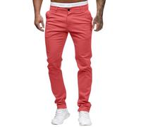 Pantalon Chino En Tissu Stretch Men'S Fashion Casual Mid Waist Slim Pant Solid Pocket Full Length Trousers, Pantalon De Golf DéContracté Pour Homme, Pantalons Pour Hommes Pantalons Droits Fitness Gyms