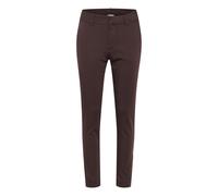 Pantalon chino femme KAFFE Lea Marron 32