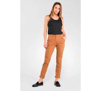 Pantalon chino femme Le Temps des cerises Dyli 6 Marron 32