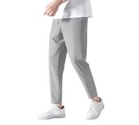 Pantalon Chino Homme Décontractés Classique Pantalons Pantalon Tissu Confort s Sortie Élégant Décontracté Moulants Casual Stretch Doux Business Skinny Coupe Ajustée Grande Taille (Grey #2, XXL)
