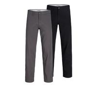 Jack & Jones Kane Dave Chino Pants 2 Units Noir,Gris 30 / 32 Homme
