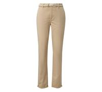 Pantalon chino jambe fuselÃ©e dÃ©lavÃ© taille moyenne femme s.Oliver Beige 34