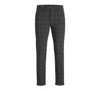 Pantalon chino MARCO CONNOR à carreaux - Gris foncé