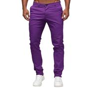 Pantalon Chino Pantalon Chino Slim Fit Pantalon Noir Homme habillé Pantalon Chino Noir Homme Taille 46 Pantalon Homme Noir habillé Grande Taille