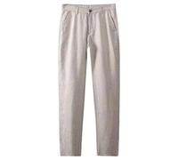 Pantalon chino pour homme en coupe droite - Pantalon classique en tissu avec jambe droite - Pantalon de loisirs polyvalent pour un look soigné au quotidien, Style_h03 Gris, XXL