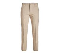 Jack & Jones – Pantalon habillé JPRRIVIERA Slim Fit Beige 46