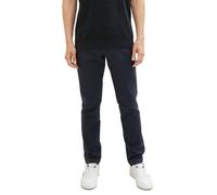 Pantalon chino slim TOM TAILOR 1037547 en piqué Stretch - Navy Zigzag - Homme 38/34