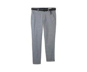 Pantalon chino structurÃ© straight Tom Tailor Denim Blanc 28x32
