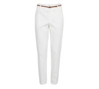 Pantalon cigarette avec ceinture femme b.young days2 Blanc 46