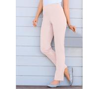 Pantalon classique uni avec ceinture élastique - Stehmann Comfort line - rose ROSE 22