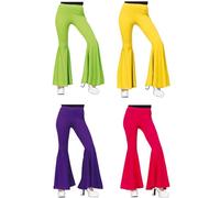 PANTALON PATTES D'ÉLÉPHANT ÉLASTIQUE ROSE FEMME