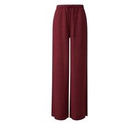 Pantalon collant large Coupe dÃ©contractÃ©e Taille haute Viskosemix femme s.Oliver Rouge 38