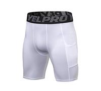 Pantalon Compression Homme,Collant Legging Running Sport Pantalon de Gardien de Foot Homme Culotte Gainante Homme Dessous de Pantalon Homme Compression Leggings Collant Blanc Basketball