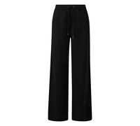 Pantalon confort avec taille Ã©lastiquÃ©e et cordon de serrage femme s.Oliver Noir 38