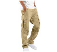 Pantalon Confort Style Cargo Poche pour Téléphone Taille Élastiquée Pantalon Survetement Homme Cargo Épais Et Isolant Mode Streetwear Confort Optimal Salle De Sport Hiver
