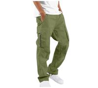 Pantalon Confort Style Cargo Poche pour Téléphone Taille Élastiquée Pantalon Survetement Homme Cargo Épais Et Isolant Mode Streetwear Confort Optimal Salle De Sport Hiver