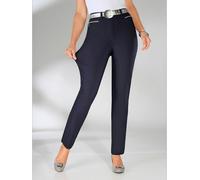 Pantalon confortable avec poches zippées - Stehmann Comfort line - marine MARINE 21