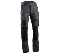 Pantalon COSMOS coton polyester gris noir taille 52 - LMA LEBEURRE - 1806-52