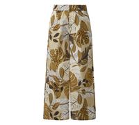 Pantalon coupe dÃ©contractÃ©e taille haute jambes larges ImprimÃ© intÃ©gral femme s.Oliver Multicolore 36