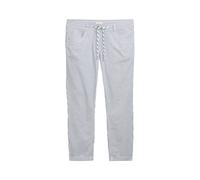 Pantalon coupe fuselÃ©e et un motif Ã rayures femme Tom Tailor Bleu 34x28