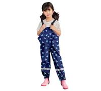 Pantalon Coupe-Vent et imperméable pour Enfant de Pluie Fille garçon Salopette doublée en Polaire Respirant Road Running Premiers Pas Bébé Protection Convient l'extérieur