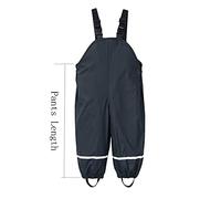 Pantalon Coupe-Vent et imperméable pour Enfant Enfants de Pluie Garçon Fille Salopette doublée en Polaire Vêtements Imperméables Road Running Plein Air Toutes Activités 12 Mois-8 Ans