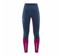 Pantalon coupe-vent sport femme Craft ADV Essence Wind Tights Bleu avec rose XXL