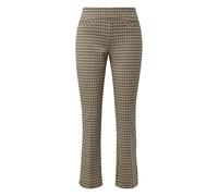 Pantalon court Ã©vasÃ© ajustÃ© Ã taille mi-haute femme COMMA Beige 46
