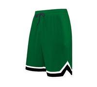 Pantalon court de basketball uni pour homme, vert, M