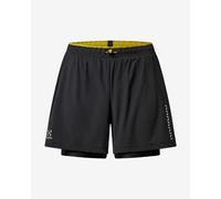 Pantalon court Haglöfs L.I.M Tempo Trail 2-en-1 noir femme. - S