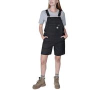Carhartt Workwear Salopette courte Rugged Flex Canvas Relaxed Fit Noir L Femme