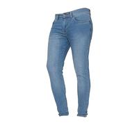 Pantalon crayon slim fit skinny stretch denim classique décontracté leggings jeans pantalon, Bleu clair 1, Taille L