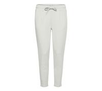 Pantalon crop femme Ichi Kate Blanc XL