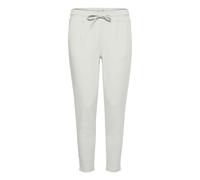 Pantalon crop femme Ichi Kate Blanc XL