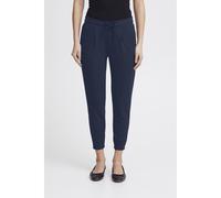 Pantalon crop femme Ichi Kate Bleu L