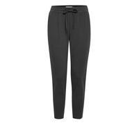 ICHI Kate Pa Pantalon, Gris foncé mélangé (10021), L Femmes