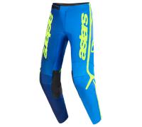 Alpinestars Fluid Apex Pantalons de motocross, bleu-jaune, taille 30 pour homme