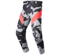 Pantalon Cross Alpinestars Racer Tactical Cast Gris Camouflage/Rouge Mars30 Cast Gris Camouflage,Rouge Mars