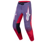 Pantalon Cross Alpinestars Supertech Hiten AFD Graystone/Rouge Fluo/Lilas Clair40 Graystone,Rouge Fluo,Lilas Clair