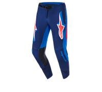 Alpinestars Pantalon Cross Supertech Vista Homme Bleu marine/Corail chaud/Cobalt Taille 34