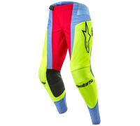 Alpinestars Techstar Ocuri Pantalon de motocross, rouge-bleu-jaune, taille 36