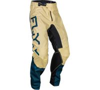 Fly Racing Kinetic Reload, pantalon en textile 28 Bleu/Beige Bleu/Beige